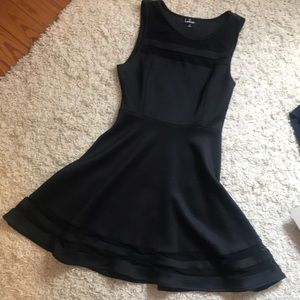 Black short dress